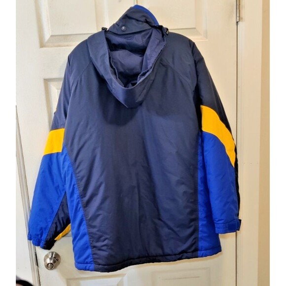 Vintage 90s Columbia Mens Large Pull Out Hooded Puffer Jacket - Picture 2 of 15